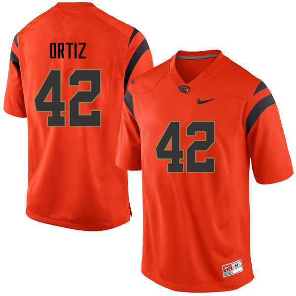 Men Oregon State Beavers #42 Ricky Ortiz College Football Jerseys Sale-Orange